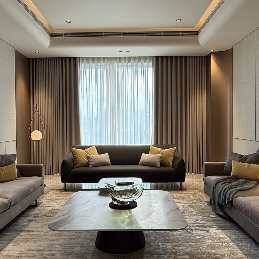 Living room in a luxury builder floor in Gurgaon